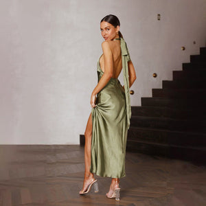 Sleeveless Dress - Backless Halter - MRC STOREDressMy StoreWomen’s Sleeveless Dress - Backless Halter My Store MRC STORECJLY233585107GTBlackL