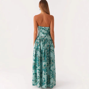 Women’s Tube Top Dress - Printed Long Style - MRC STOREDressMy StoreWomen’s Tube Top Dress - Printed Long Style My Store MRC STORECJLY244109306FUWhiteL