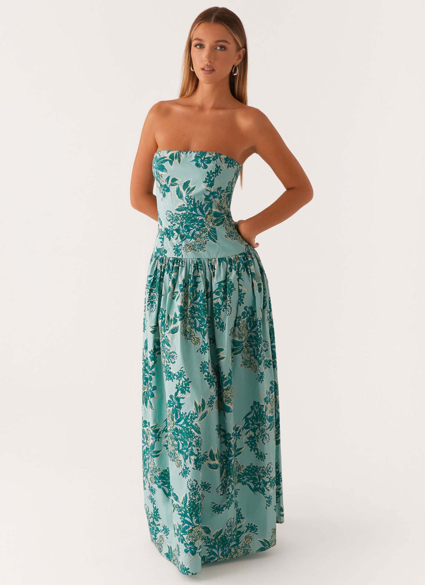 Women’s Tube Top Dress - Printed Long Style - MRC STOREDressMy StoreWomen’s Tube Top Dress - Printed Long Style My Store MRC STORECJLY244109302BYGreenL