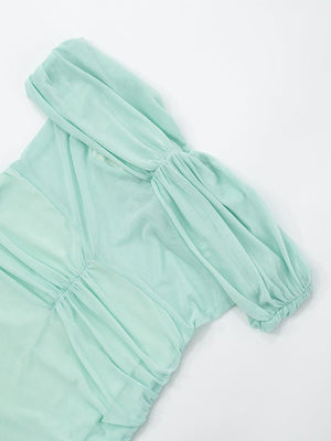 Backless Dress - Off - Shoulder Sheath - MRC STOREDressMy StoreWomen’s Backless Dress - Off - Shoulder Sheath My Store MRC STORECJLY235222103CXLight GreenL