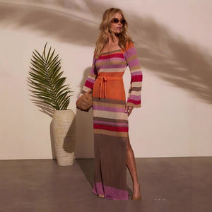 Women’s Beach Dress - Striped Pullover Chic - MRC STOREDressMy StoreWomen’s Beach Dress - Striped Pullover Chic My Store  26.88MRC STORECJLY232430609IRMagentaL