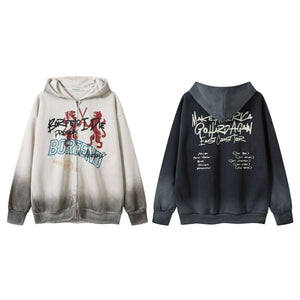 Retro Graffiti Zipper Hoodie – Trendy Fit - MRC STOREHoodieMy StoreAmerican Retro Graffiti Zipper Hoodie Cardigan – Trendy Comfort for Every Occasion - MRC STOREMRC STORECJWY217675208HSApricotL