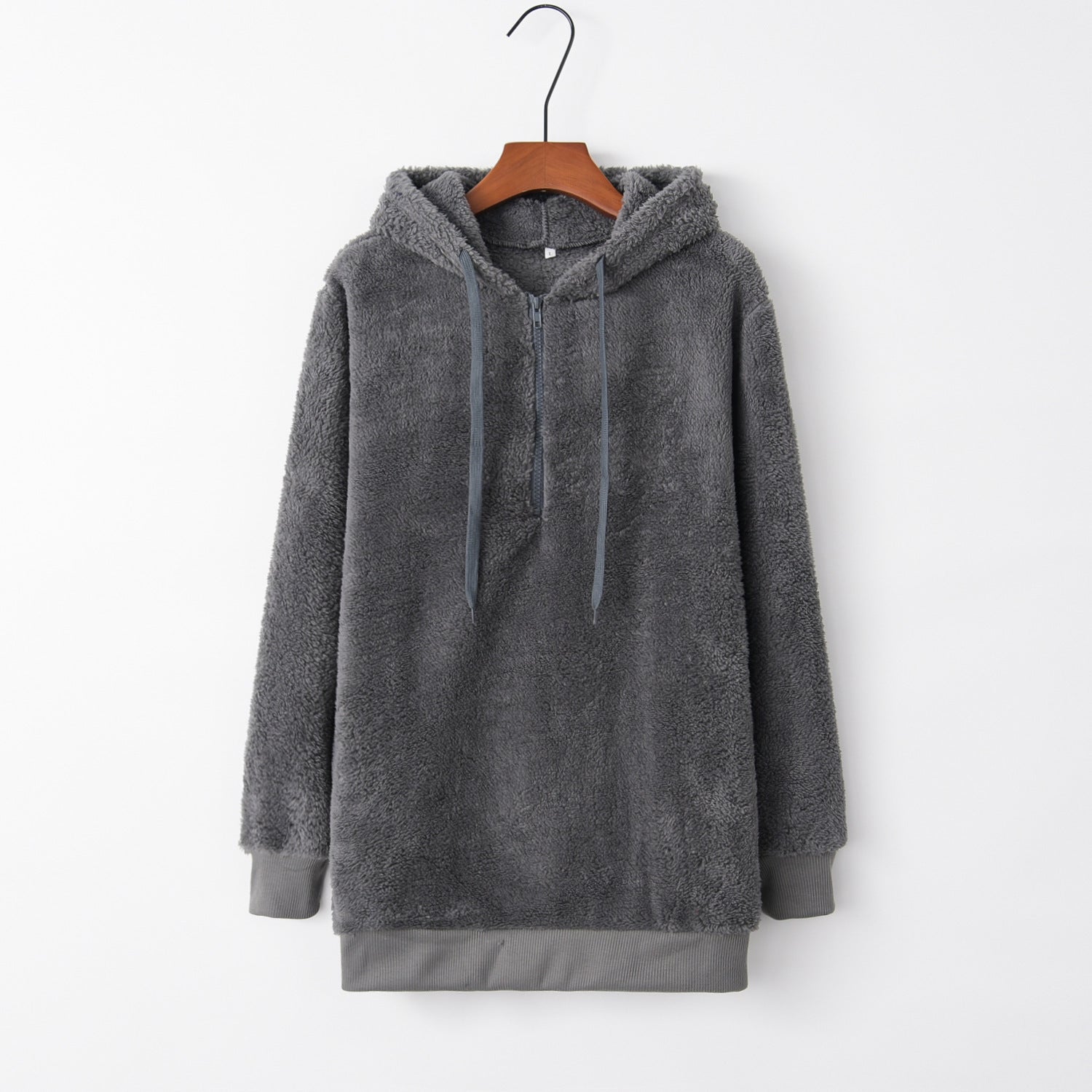 Hooded Fleece Pullover Coat – Long Sleeve - MRC STOREHoodieMy StoreHooded Fleece Pullover Coat – Long SleeveMRC STORECJWY229681937KPDark Gray2XL
