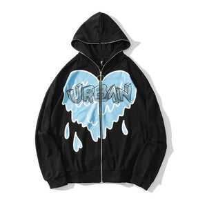 Heart Fleece Corduroy Hoodie – Unisex Zipper - MRC STOREHoodieMy StoreHeart - Shaped Fleece Hoodie Corduroy Zipper Hoodie - Unisex Pullover in Black & White - MRC STOREMRC STORECJWY197525912LOHEI3XL