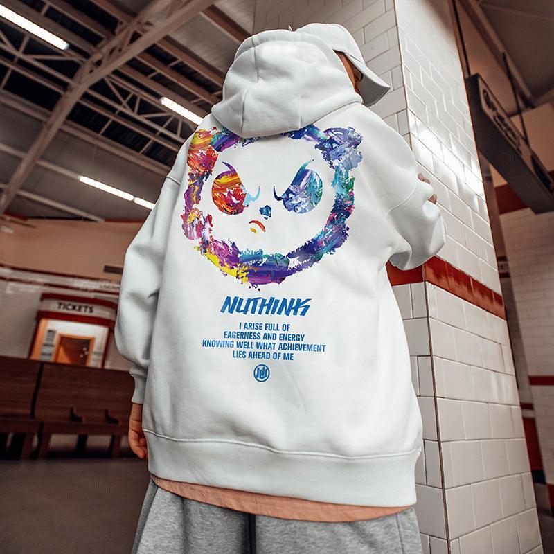 Panda Print Hooded Sweater Casual Loose - Fit Cotton Blend Hoodie - MRC STOREHoodieMy StorePanda Print Hooded Sweater Casual Loose - Fit Cotton Blend Hoodie - MRC STOREMRC STORECJWY136331509IRBlack2XL