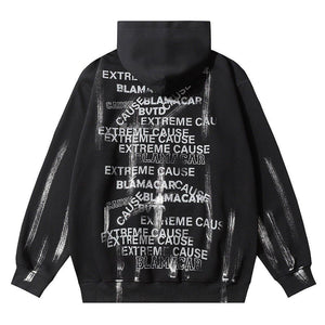Fashion Letter Printed Graffiti Streetwear Hoodie with Bold Typography - MRC STOREHoodieMy StoreFashion Letter Printed Graffiti Streetwear Hoodie with Bold Typography - MRC STOREMRC STORECJWY209623111KPGray ApricotL