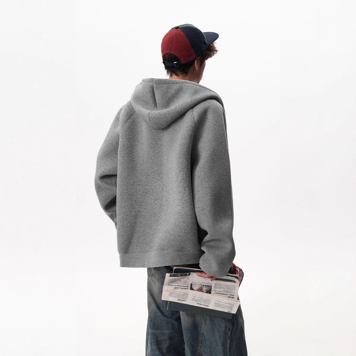 Men’s Contrast Zipper Hooded Cardigan - MRC STOREHoodieMy StoreMen’s Contrast Zipper Hooded Cardigan My Store MRC STORECJWY249118507GTBlackL
