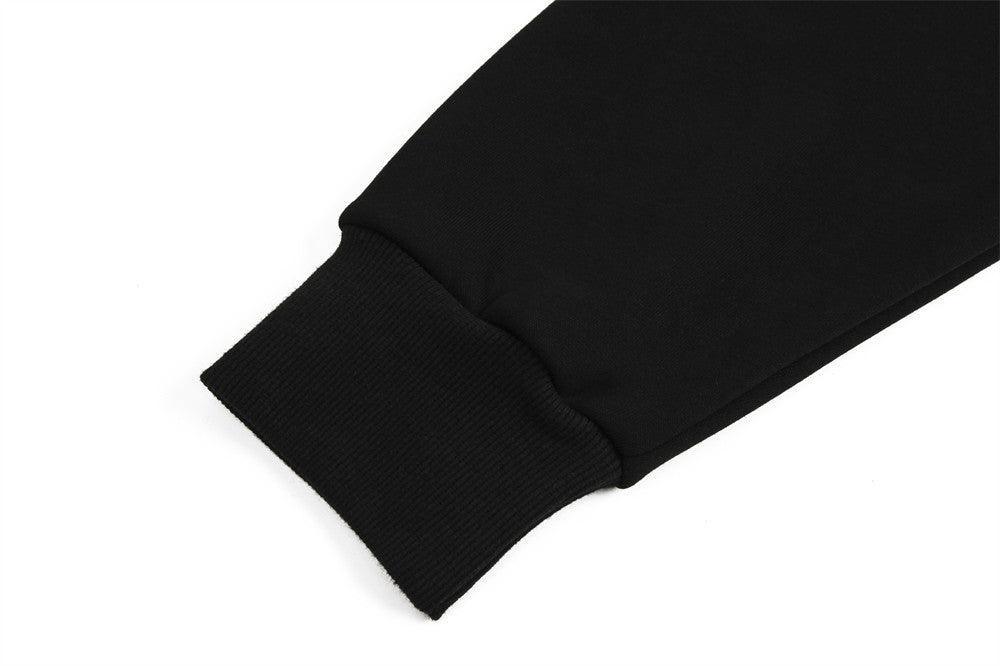 Men's European and American Style Hot Drilling Letter Loose Sweatshirt - Hooded Cotton Blend with Wool Liner - MRC STOREHoodieMy StoreMen's European and American Style Hot Drilling Letter Loose Sweatshirt - Hooded Cotton Blend with Wool Liner - MRC STOREMRC STORECJWY195827206FUBlackL