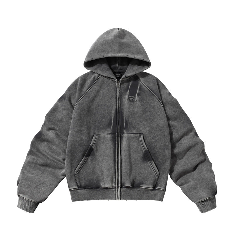 Men’s Fleece Hoodie - Retro Washed Style - MRC STOREHoodieMy StoreMen’s Fleece Hoodie - Retro Washed Style My Store  42.55MRC STORECJWY229017307GTGrayL