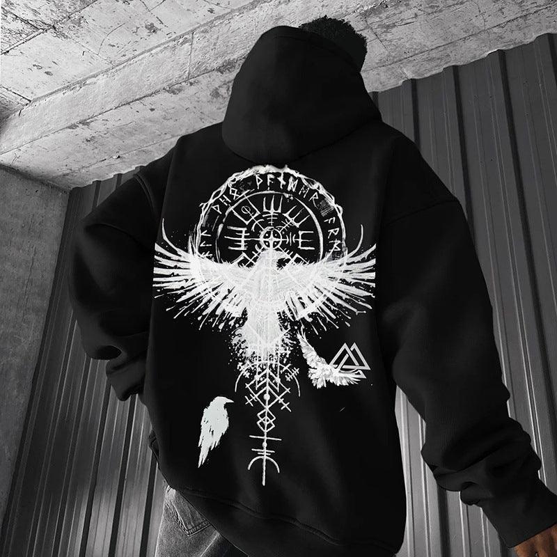 Gothic Raven Oversized Hoodie – Unique Back - MRC STOREHoodieMy StoreGothic Raven Print Oversized Hoodie – Gothic Fashion Stylish and Unique Back Design - MRC STOREMRC STORECJWY217866915OLMY2311297082XL