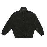 Retro Distressed Half Zipper Brushed Hoodie for Couples - Loose Fit, Thick Cotton, Washing Black - MRC STOREHoodieMy StoreRetro Distressed Half Zipper Brushed Hoodie for Couples - Loose Fit, Thick Cotton, Washing Black - MRC STOREMRC STORECJWY216096603CXWashing BlackL