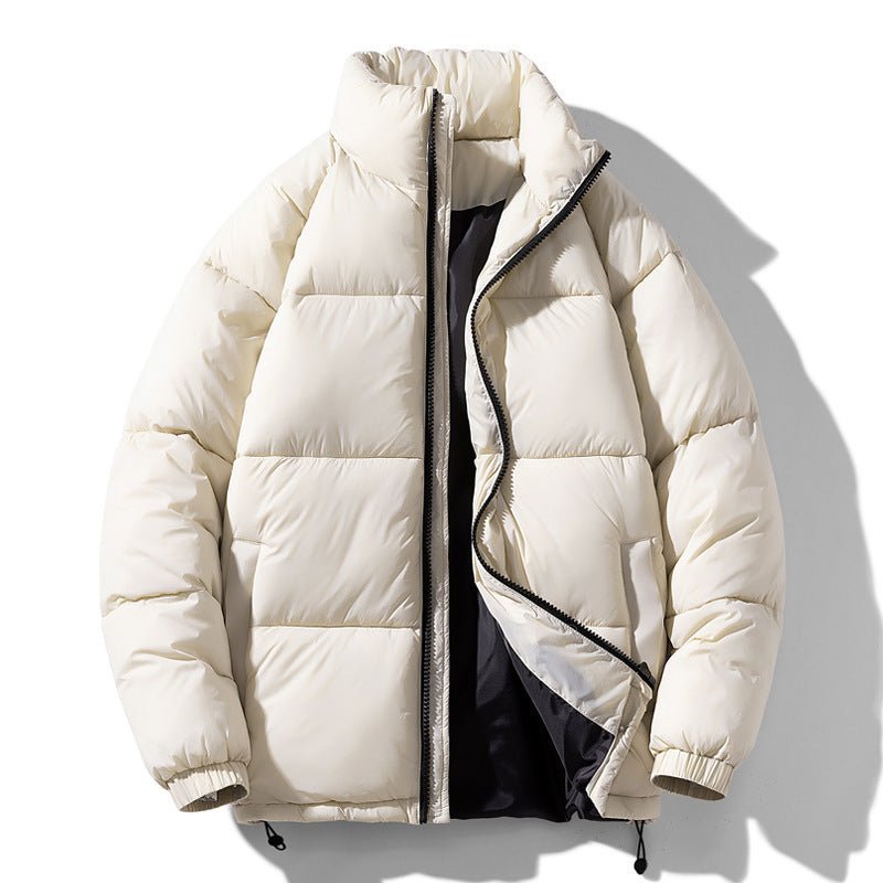 Men’s Winter Jacket - Solid Stand Collar - MRC STOREJacketsMy StoreMen’s Winter Jacket - Solid Stand Collar My Store MRC STORECJPK235334712LO9687 Black2XL