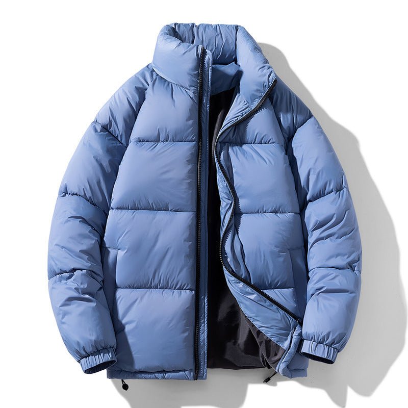 Men’s Winter Jacket - Solid Stand Collar - MRC STOREJacketsMy StoreMen’s Winter Jacket - Solid Stand Collar My Store  37.90MRC STORECJPK235334733GT9687 Haze Blue2XL
