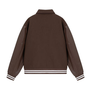 Men’s Woolen Jacket - Bone Embroidered Style - MRC STOREJacketsMy StoreMen’s Woolen Jacket - Bone Embroidered Style My Store MRC STORECJXZ240022007GTBrownL