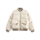 Unisex PU Stitching Cotton - Padded Jacket - MRC STOREJacketsMy StoreUnisex PU Stitching Cotton - Padded Jacket My Store  90.00MRC STORECJPK249059902BYBeigeL