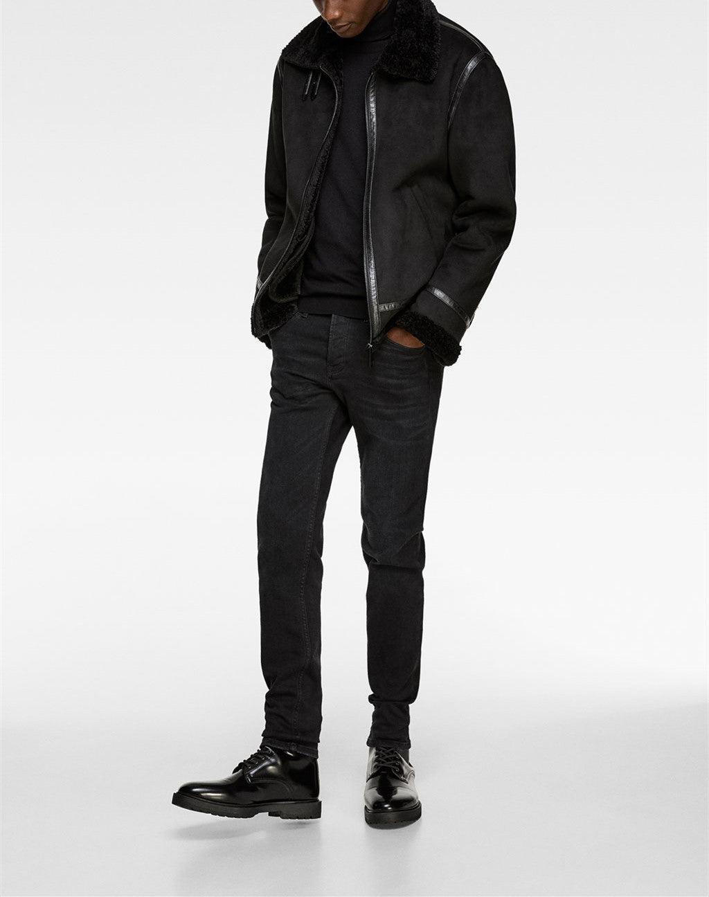 Suede Lapel Jacket – Soft Winter Coat with Casual Elegance in Solid Colors - MRC STOREJacketsMy StoreSuede Lapel Jacket – Soft Winter Coat with Casual Elegance in Solid Colors - MRC STOREMRC STORECJXZ201375503CXBlackL