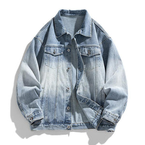 Men's Retro Loose Denim Jacket – Trendy Acetate Fiber Jacket for Casual Wear - MRC STOREJacketsMy StoreMen's Retro Loose Denim Jacket – Trendy Acetate Fiber Jacket for Casual Wear - MRC STOREMRC STORECJXZ228150705EVBlack2XL