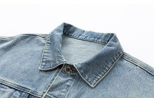 Men's Retro Loose Denim Jacket – Trendy Acetate Fiber Jacket for Casual Wear - MRC STOREJacketsMy StoreMen's Retro Loose Denim Jacket – Trendy Acetate Fiber Jacket for Casual Wear - MRC STOREMRC STORECJXZ228150710JQLight Blue2XL