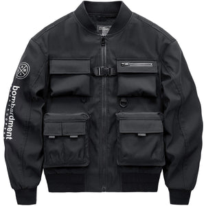 Spring Pilot Jacket – Men's Korean - Style Polyester Jacket - MRC STOREJacketsMy StoreSpring Pilot Jacket – Men's Korean - Style Polyester Jacket - MRC STOREMRC STORECJPK169033504DWBlack2XL
