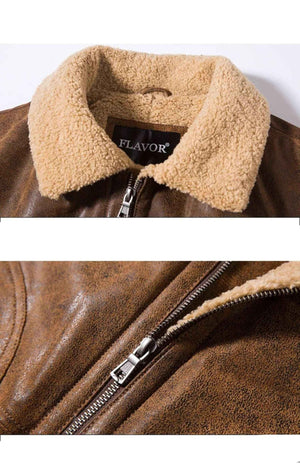 Vintage Casual American Leather Jacket - MRC STOREJacketsMy StoreVintage Casual American Leather JacketMRC STORECJPK177365106FUBrown2XL
