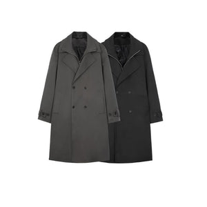 Double Breasted Men's Over the Knee Trench Coat - MRC STOREJacketsMy StoreDouble Breasted Men's Over the Knee Trench Coat – High Grade Elegance - MRC STOREMRC STORECJYD219827307GTBlackL