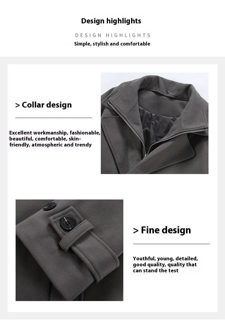 Double Breasted Men's Over the Knee Trench Coat - MRC STOREJacketsMy StoreDouble Breasted Men's Over the Knee Trench Coat – High Grade Elegance - MRC STOREMRC STORECJYD219827307GTBlackL