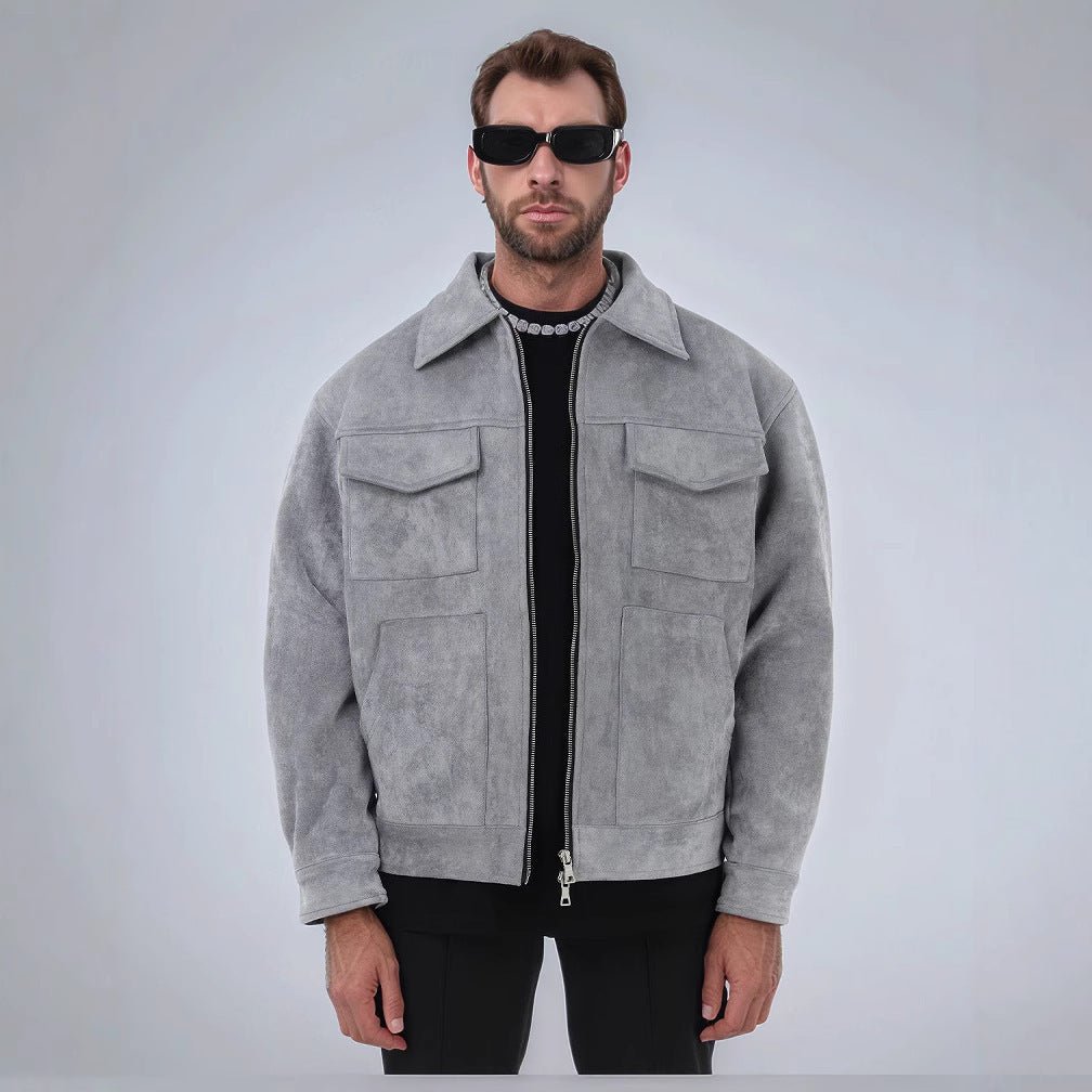Men’s Fur Zipper Big Pocket Jacket Coat – Warm Winter Streetwear - MRC STOREJacketsMy StoreMen’s Fur Zipper Big Pocket Jacket Coat – Warm Winter Streetwear My Store MRC STORECJXZ245631607GTBlackL