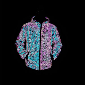 Men's Hooded Laser Night Vision Sports Jacket - Ultimate Outdoor Performance - MRC STOREJacketsMy StoreMen's Hooded Laser Night Vision Sports Jacket - Ultimate Outdoor Performance - MRC STOREMRC STORECJXZ223852102BYColorful ReflectiveL