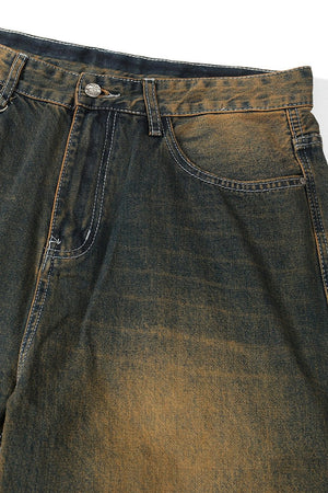 Men’s Wide Leg Jeans - Washed Cut Trousers - MRC STOREjeansMy StoreMen’s Wide Leg Jeans - Washed Cut Trousers My Store MRC STORECJXX240661303CXBlack And GrayL