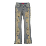 High Street Hand Scratched Whiskering Flare Jeans – Blue Denim - MRC STOREjeansMy StoreHigh Street Hand Scratched Whiskering Flare Jeans – Blue Denim - MRC STOREMRC STORECJNZ156168703CXBlueL