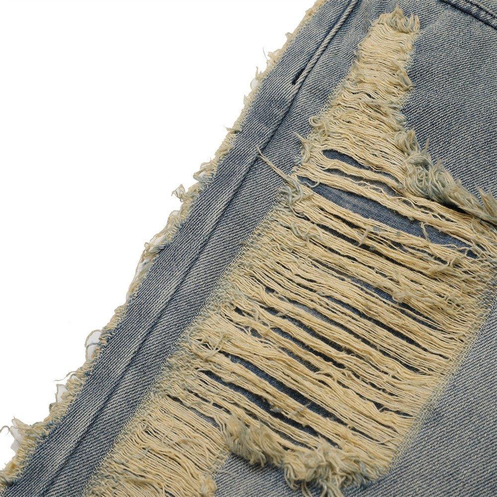 High Street Hand Scratched Whiskering Flare Jeans – Blue Denim - MRC STOREjeansMy StoreHigh Street Hand Scratched Whiskering Flare Jeans – Blue Denim - MRC STOREMRC STORECJNZ156168703CXBlueL