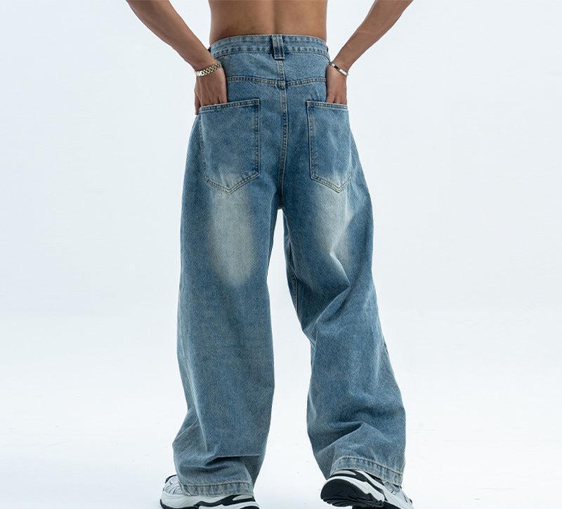 Men’s Retro Wide - Leg Jeans – Summer Denim - MRC STOREjeansMy StoreRetro Summer Jeans Loose Wide Leg Jeans for Men - Casual and Comfortable Denim Pants - MRC STOREMRC STORECJXX219491703CXBlueL