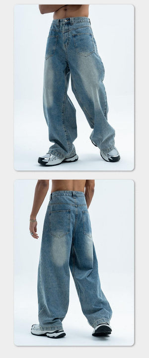 Men’s Retro Wide - Leg Jeans – Summer Denim - MRC STOREjeansMy StoreRetro Summer Jeans Loose Wide Leg Jeans for Men - Casual and Comfortable Denim Pants - MRC STOREMRC STORECJXX219491703CXBlueL