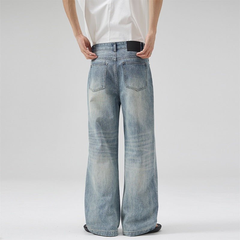 Men’s Light Blue Jeans - Washed Straight - Leg - MRC STOREjeansMy StoreMen’s Light Blue Jeans - Washed Straight - Leg My Store MRC STORECJXX236487805EVLight Blue2XL