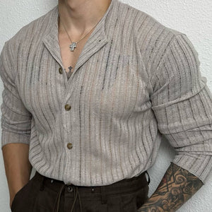 Men’s Hollow Cardigan - Solid Color Slim - MRC STORELong SleeveMy StoreMen’s Hollow Cardigan - Solid Color Slim My Store MRC STORECJDS235440011KPBlack2XL