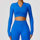 Seamless Nylon Cardigan - MRC STOREnylonMy StoreSeamless Nylon CardiganMRC STORECJDK199839306FUKlein BlueL