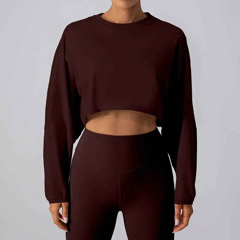 Sports Yoga Top - MRC STOREnylonMy StoreSports Yoga TopMRC STORECJDK197177815OLBrownL