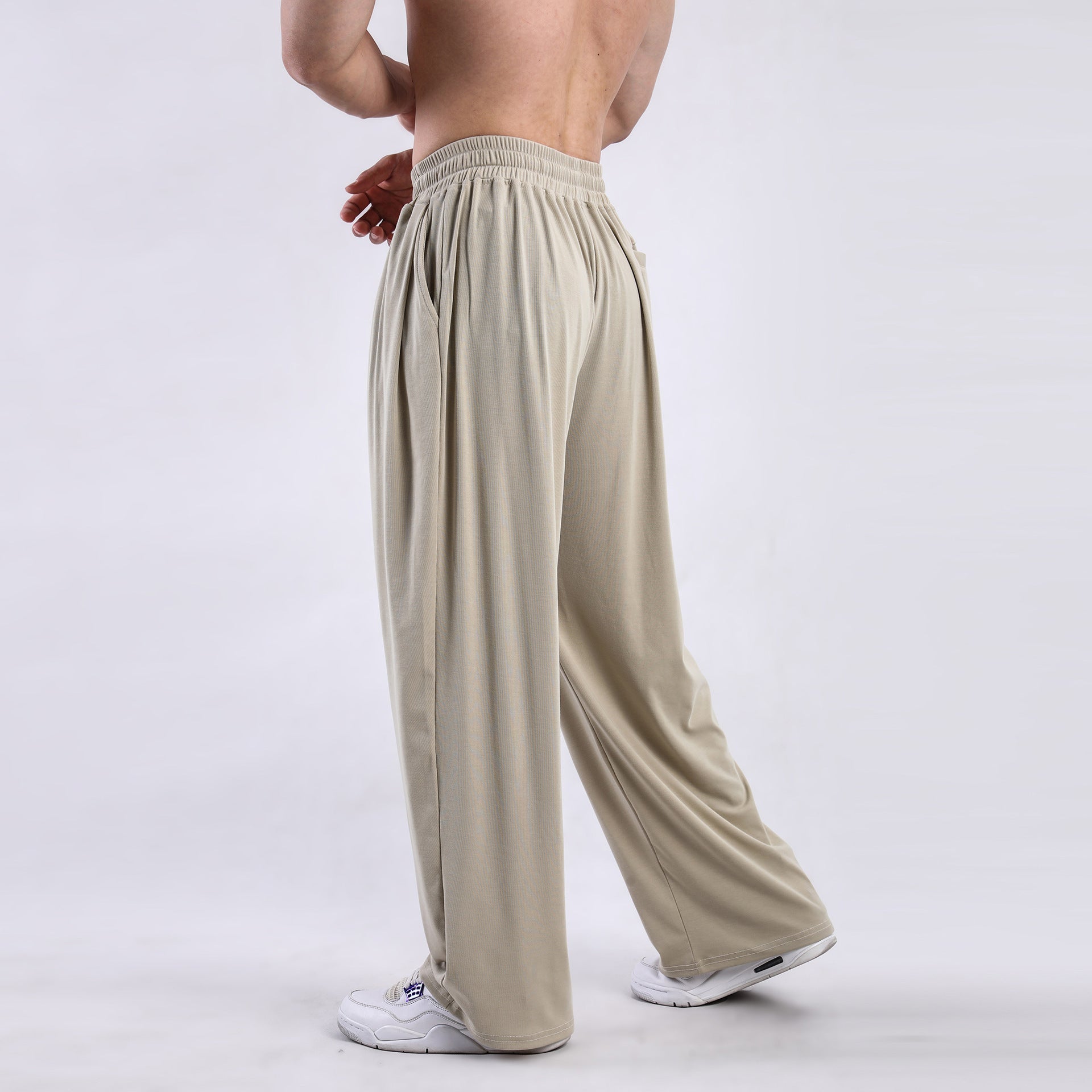 Men’s Wide - Leg Pants - Draping Casual Trousers - MRC STOREpant'sMy StoreMen’s Wide - Leg Pants - Draping Casual Trousers My Store MRC STORECJXX243040409IRApricotL