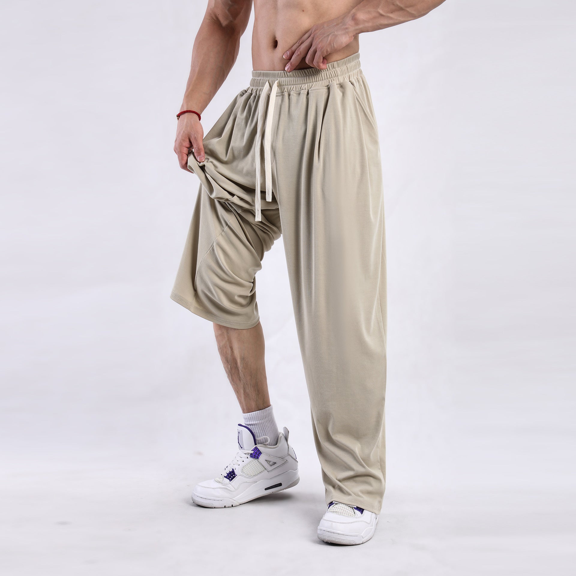 Men’s Wide - Leg Pants - Draping Casual Trousers - MRC STOREpant'sMy StoreMen’s Wide - Leg Pants - Draping Casual Trousers My Store MRC STORECJXX243040409IRApricotL