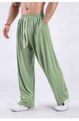 Men’s Wide - Leg Pants - Draping Casual Trousers - MRC STOREpant'sMy StoreMen’s Wide - Leg Pants - Draping Casual Trousers My Store MRC STORECJXX243040427AZGreenL