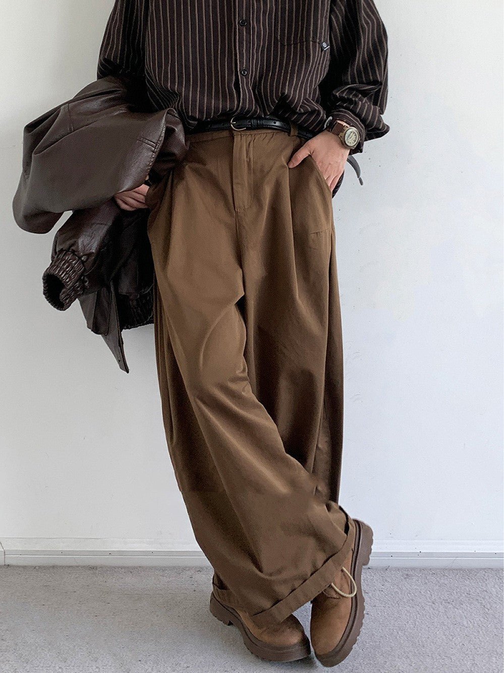 Men’s Casual Pants - Loose Long Coffee - MRC STOREpantsMy StoreMen’s Casual Pants - Loose Long CoffeeMRC STORECJXX229634409IRCoffee2XL