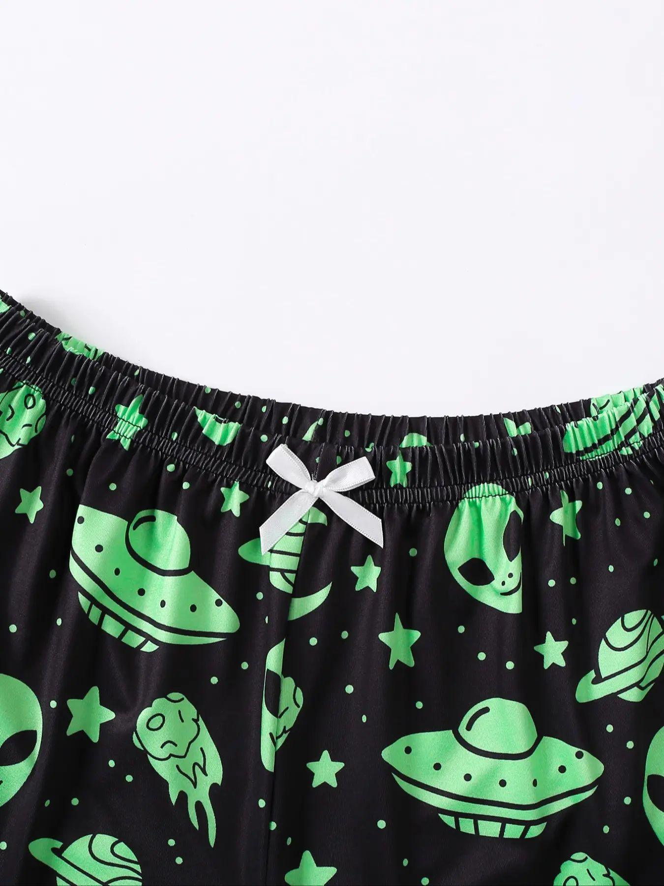 Halloween Pumpkin Print Sleeveless Sling Top and Shorts Pajama Set - MRC STOREsetMy StoreHalloween Pumpkin Print Sleeveless Sling Top and Shorts Pajama Set - MRC STOREMRC STORECJYD215179407GT9548styleL