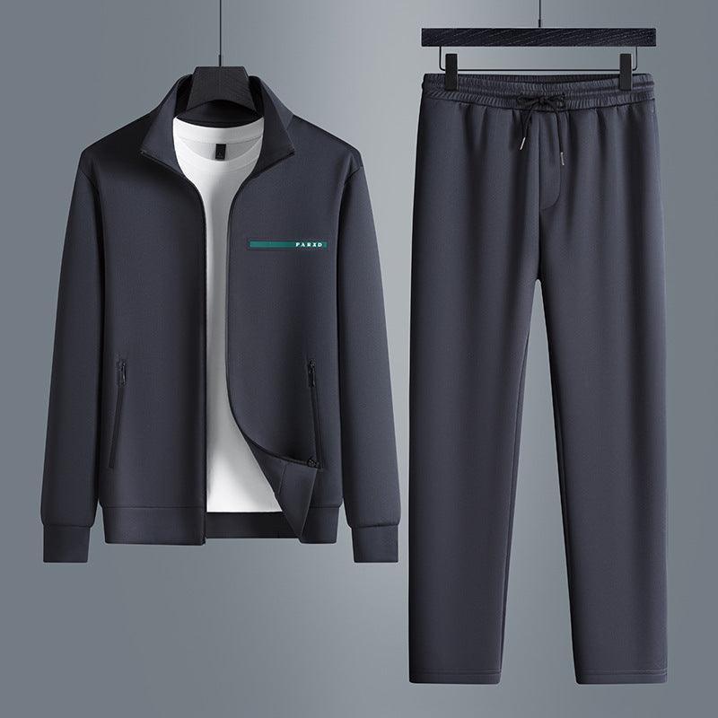 High - End Men's Two Piece Long Sleeved Casual Sports Suit - MRC STOREsetMy StoreHigh - End Men's Two Piece Long Sleeved Casual Sports Suit - MRC STOREMRC STORECJTW216492904DWDark Gray2XL
