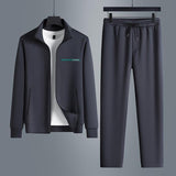 High - End Men's Two Piece Long Sleeved Casual Sports Suit - MRC STOREsetMy StoreHigh - End Men's Two Piece Long Sleeved Casual Sports Suit - MRC STOREMRC STORECJTW216492904DWDark Gray2XL