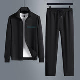 High - End Men's Two Piece Long Sleeved Casual Sports Suit - MRC STOREsetMy StoreHigh - End Men's Two Piece Long Sleeved Casual Sports Suit - MRC STOREMRC STORECJTW216492909IRBlack2XL