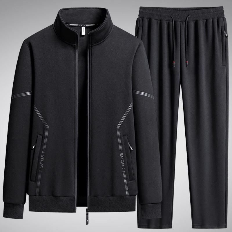 Men’s Fleece Two - Piece Set – Thick Cotton - MRC STOREsetMy StoreMen's Fleece Lined Two Piece Sports Set - Thickened Cotton for Daily Comfort - MRC STOREMRC STORECJTW216489130DWBlack Drawstring2XL