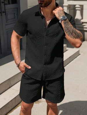 Casual Shirt - Loose Short Sleeve - MRC STOREsetMy StoreMen’s Casual Shirt - Loose Short Sleeve My Store  27.32MRC STORECJTW235414508HSBlackL