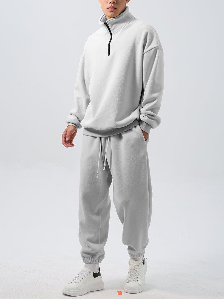 Men’s Fleece Sports Suit – Wide Loose Set - MRC STOREsetMy StoreMen’s Wide Loose Fleece Sports Suit Set Sweatshirt,Sweatpants - Ultimate Comfort and Style - MRC STOREMRC STORECJYD222158007GTPinkL