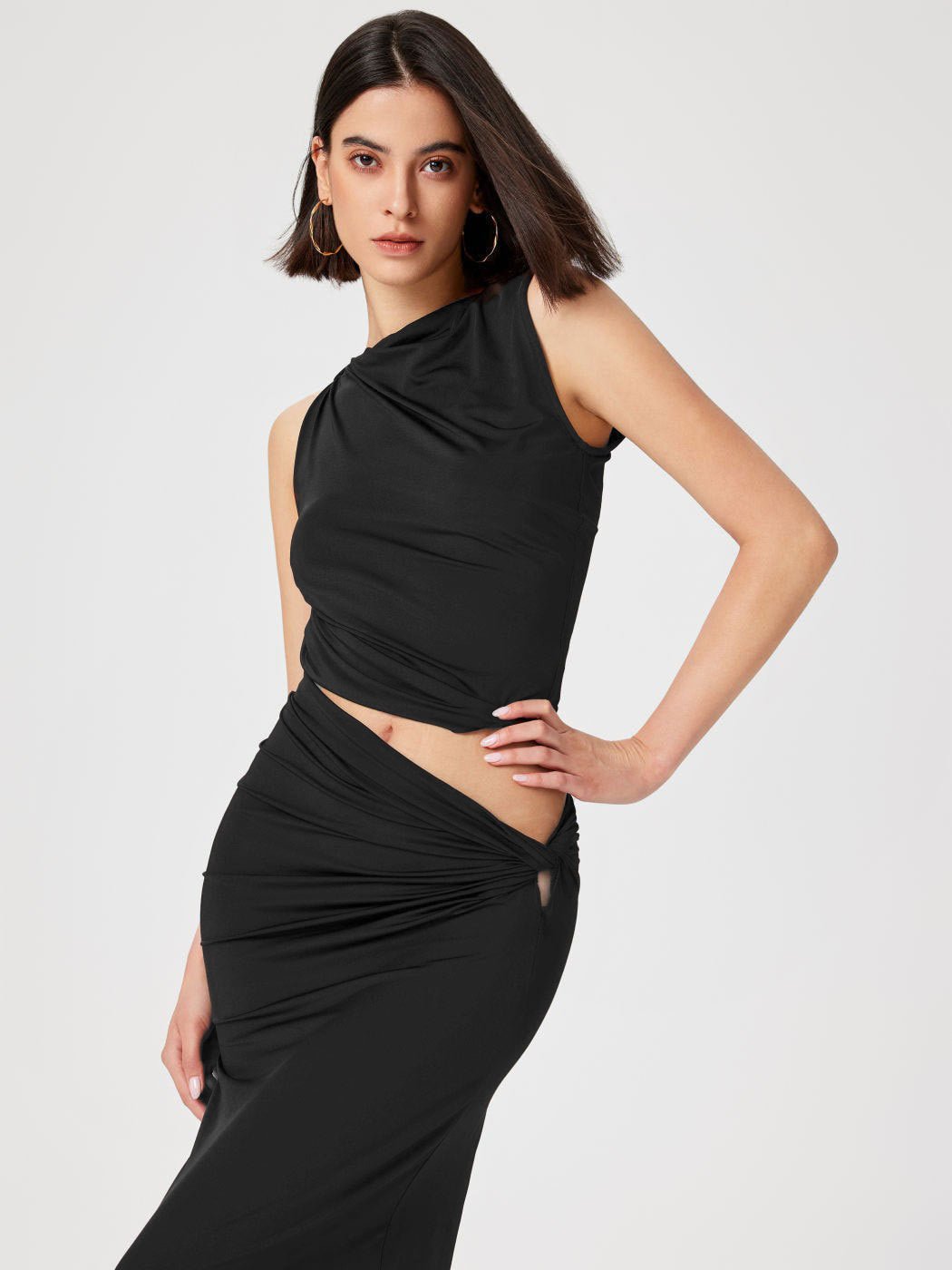 Women’s Fashion Suit - Sleeveless Long Skirt Set - MRC STOREsetMy StoreWomen’s Fashion Suit - Sleeveless Long Skirt Set My Store MRC STORECJYD238238805EVDark BrownL
