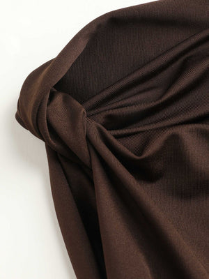 Women’s Fashion Suit - Sleeveless Long Skirt Set - MRC STOREsetMy StoreWomen’s Fashion Suit - Sleeveless Long Skirt Set My Store MRC STORECJYD238238805EVDark BrownL